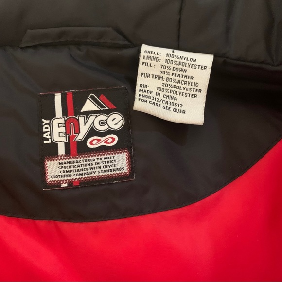 Enyce tri-colored down+feather puffer jacket - Picture 5 of 5